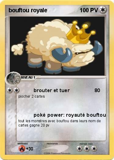 Pokemon bouftou royale