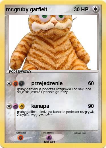 Pokemon mr.gruby garfielt