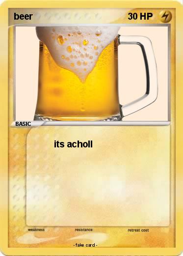 Pokemon beer