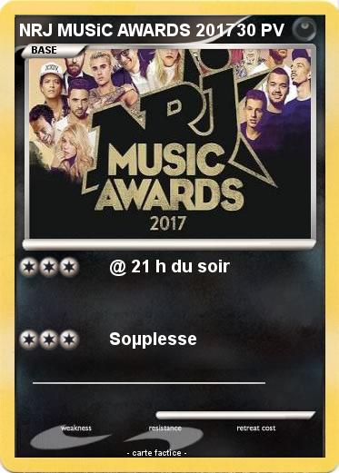 Pokemon NRJ MUSiC AWARDS 2017