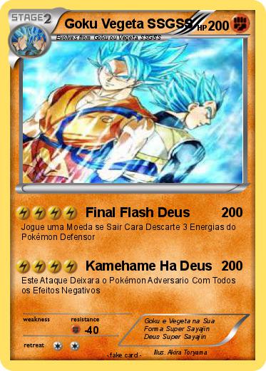 Pokemon Goku Vegeta SSGSS
