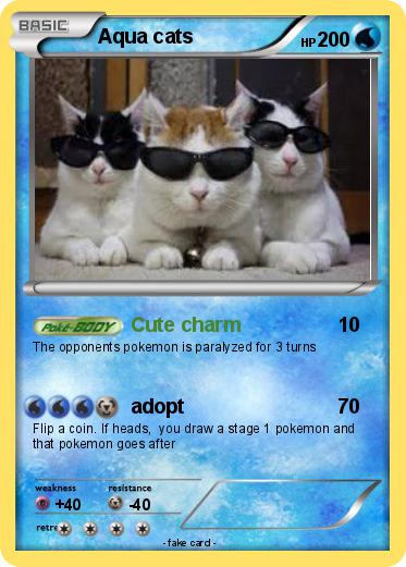 Pokemon Aqua cats