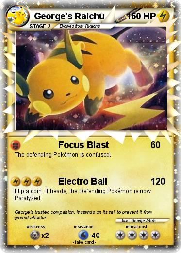Pokemon George's Raichu