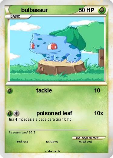 Pokemon bulbasaur