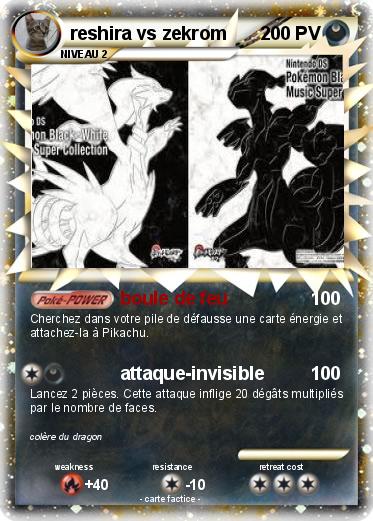 Pokemon reshira vs zekrom