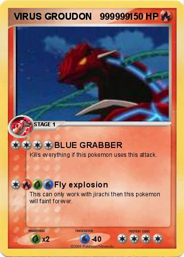 Pokemon VIRUS GROUDON   999999