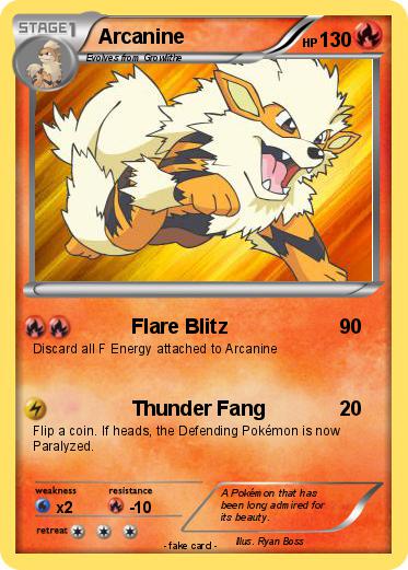Pokemon Arcanine