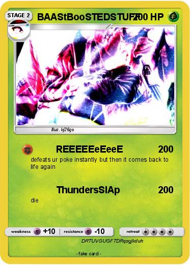 Pokemon BAAStBooSTEDSTUFF