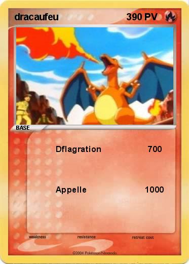 Pokemon dracaufeu                          3