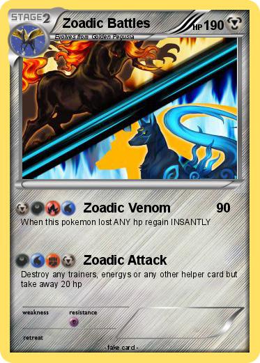 Pokemon Zoadic Battles