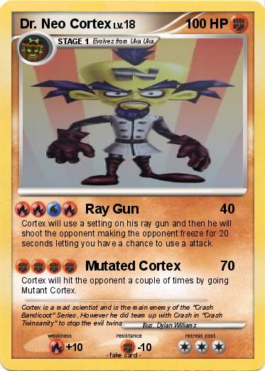 Pokemon Dr. Neo Cortex