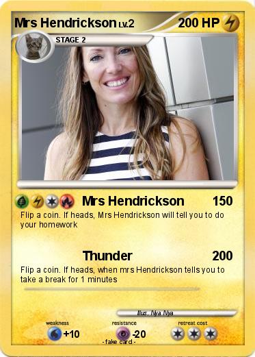 Pokemon Mrs Hendrickson