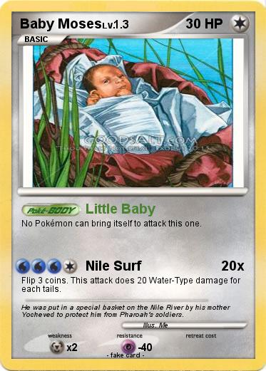 Pokemon Baby Moses
