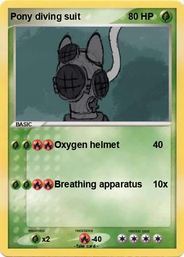 Pokemon Pony diving suit