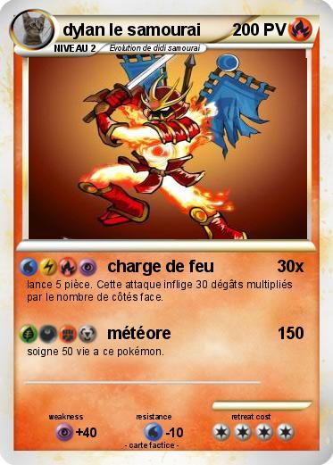 Pokemon dylan le samourai