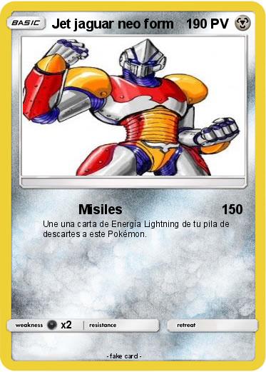Pokemon Jet jaguar neo form