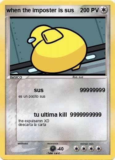 Pokemon when the imposter is sus