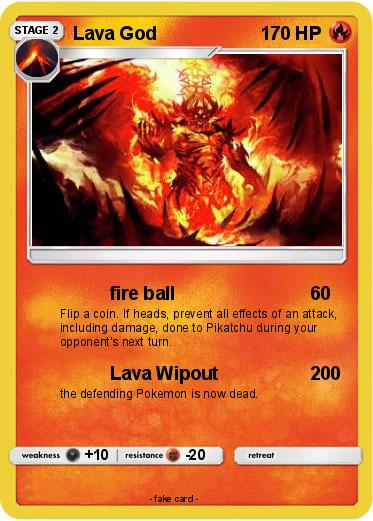 Pokemon Lava God