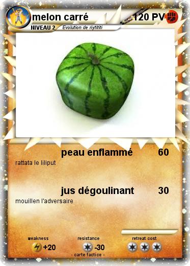 Pokemon melon carré
