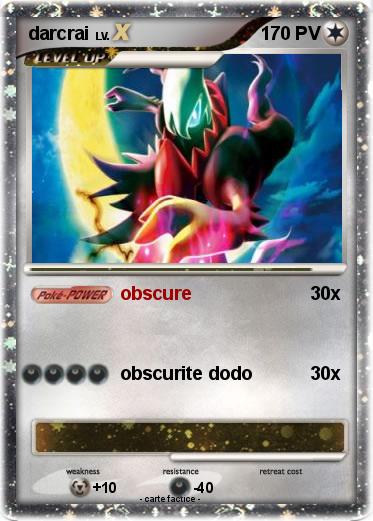 Pokemon darcrai