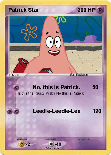 Pokemon Patrick Star