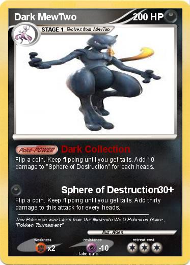 Pokemon Dark MewTwo