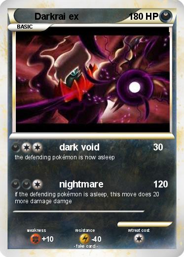 Pokemon Darkrai ex