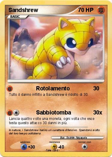 Pokemon Sandshrew