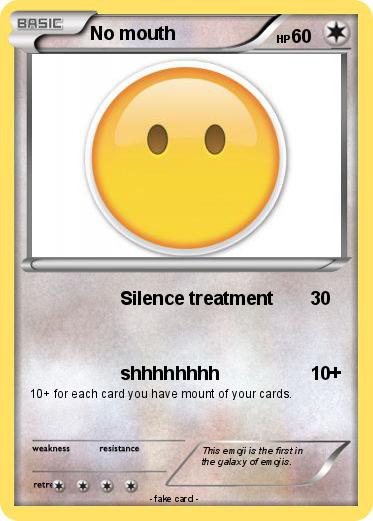 Pokemon No mouth