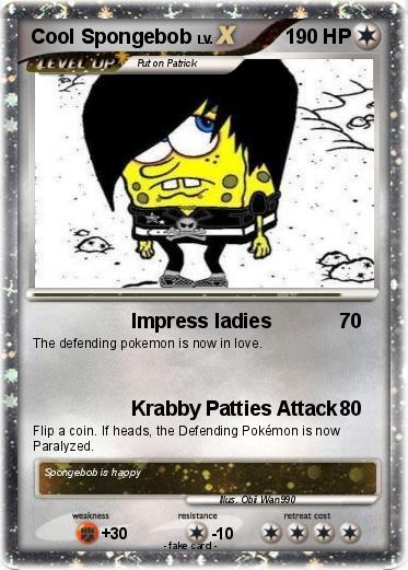 Pokemon Cool Spongebob