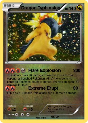 Pokemon Dragon Typhlosion