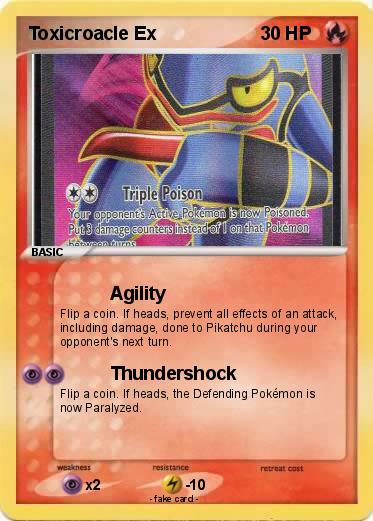 Pokemon Toxicroacle Ex