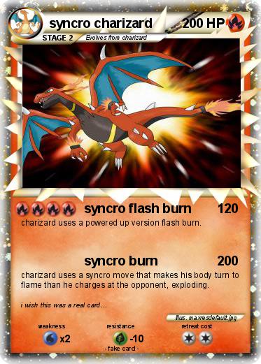 Pokemon syncro charizard