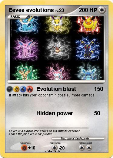 Pokemon Eevee evolutions