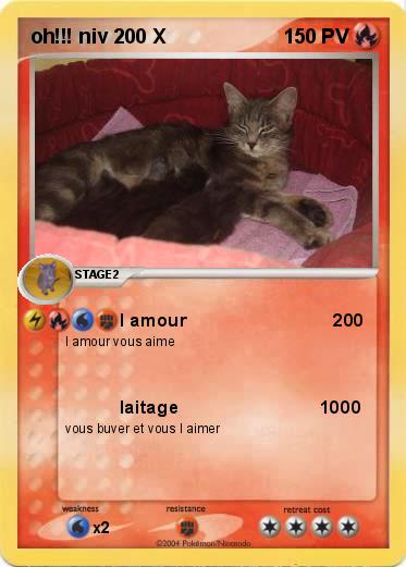 Pokemon oh!!! niv 200 X                          