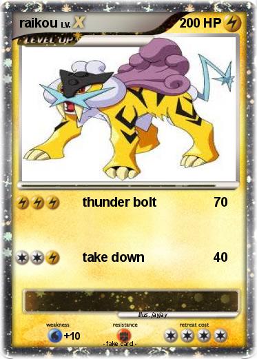 Pokemon raikou
