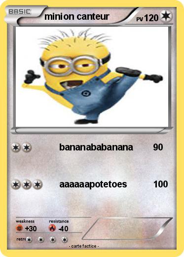 Pokemon minion canteur