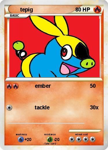 Pokemon tepig
