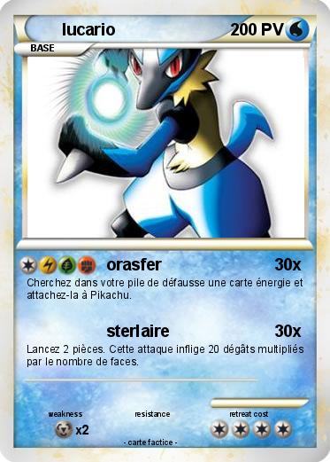 Pokemon lucario