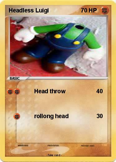 Pokemon Headless Luigi