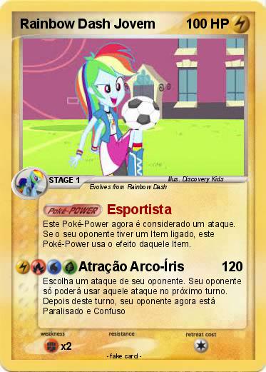 Pokemon Rainbow Dash Jovem