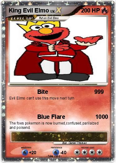 Pokemon King Evil Elmo
