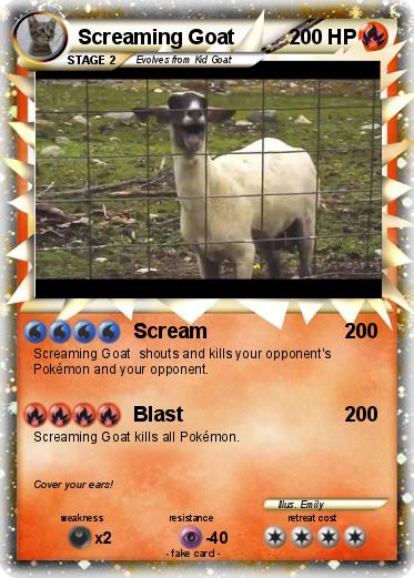 Pokemon Screaming Goat