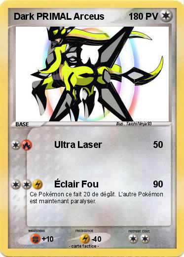 Pokemon Dark PRIMAL Arceus
