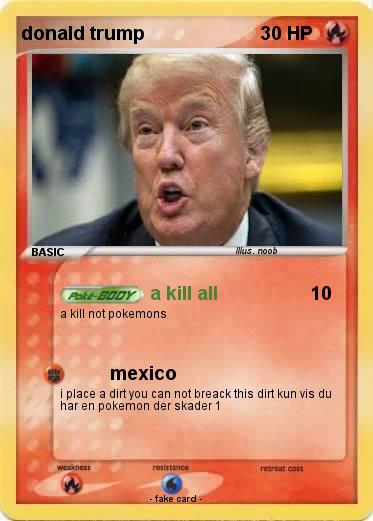 Pokemon donald trump