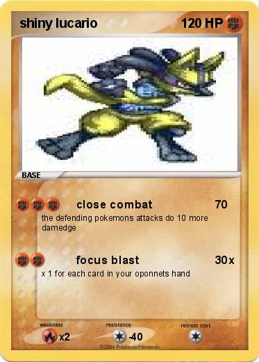 Pokemon shiny lucario