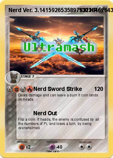 Pokemon Nerd Ver. 3.14159265358979323846264338327950288419716