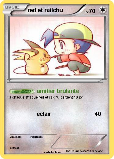 Pokemon red et railchu