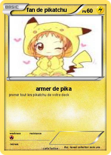 Pokemon fan de pikatchu