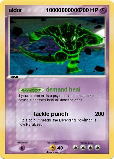 Pokemon aldor               10000000000
